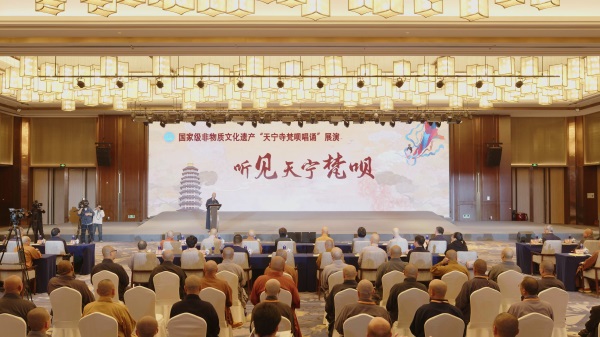 2023年4月為常州天寧禪寺舉辦的《國家級非物質文化遺產“天寧寺梵唄唱誦”展》提供拍攝制作服務